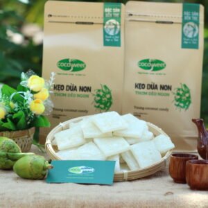 Bao bì kẹo dừa non bến tre