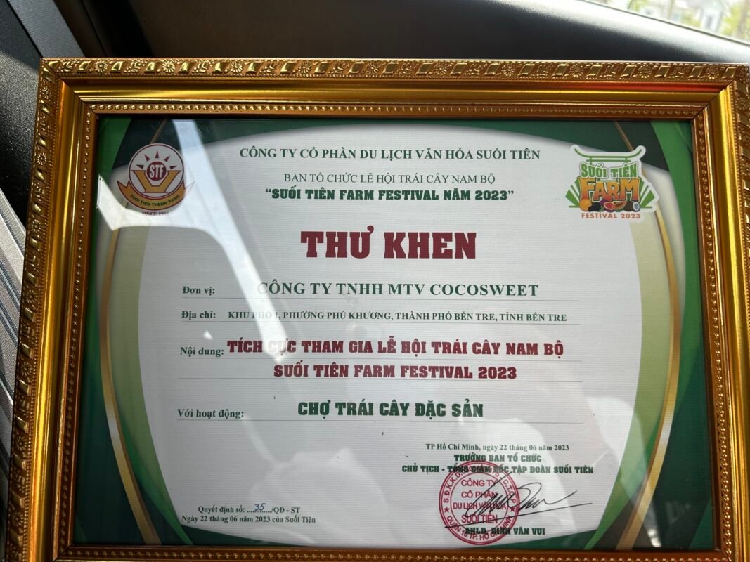 Thư Khen Cocosweet
