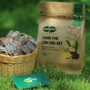 Kẹo chuối tươi phủ cơm dừa sấy